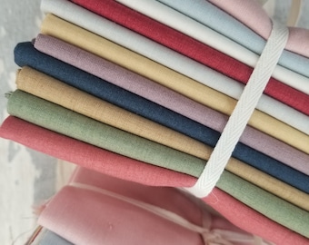French General Solids fat quarter bundle for Moda Fabrics...11 solids