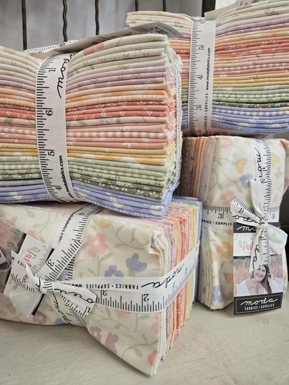 Pastel Prairie...Fat 8th Bundle...Heather Briggs of My Sew Quilty Life...Moda Fabrics...35 prints