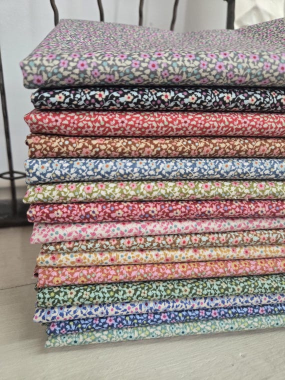 Brie Basics...HALF Yard Bundle...Tilda fabrics...Tone Finnanger...16 prints