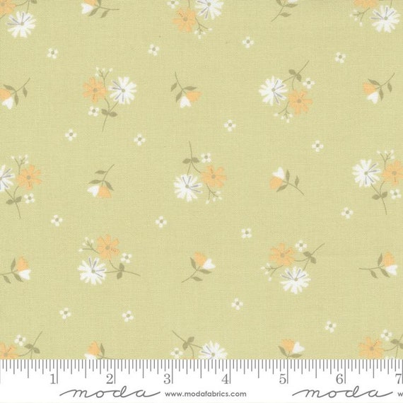 Buttercup & Slate Sprig 29153 15 by Corey Yoder of Coriander Quilts for Moda Fabrics