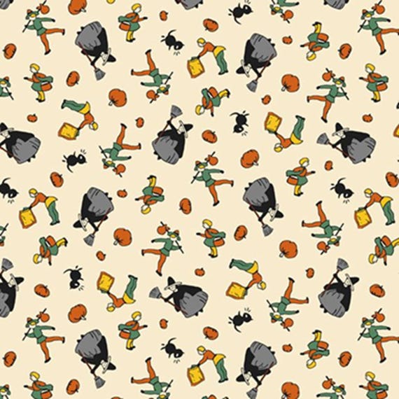 Historic Halloween...R331388D MULTI...Trick or Treat...Judie Rothermel...Marcus Fabrics