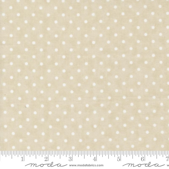3 Sisters Favorites...Vintage Linens...Taupe 44365 15...Moda Fabrics