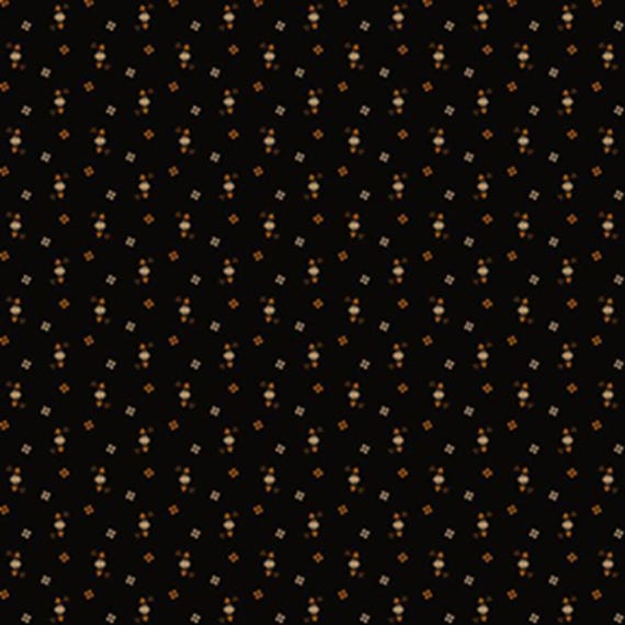 Cheddar and Coal III...R171481D BLACK...Triangle Dots...Pam Buda...Marcus Fabrics
