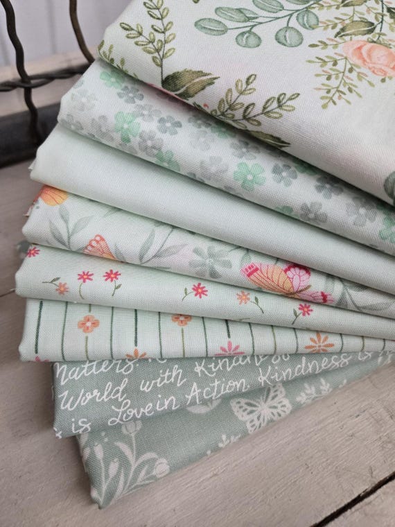 Kindness...Mist HALF Yards...Deb Strain...Moda Fabrics...8 prints