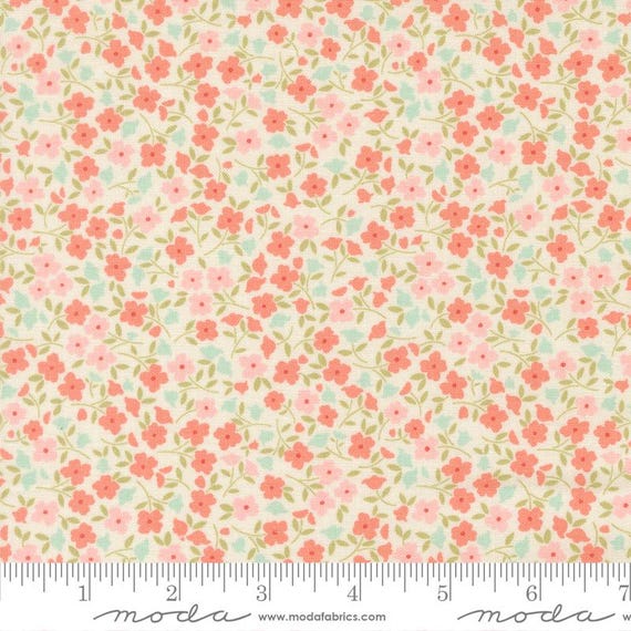 Sunbonnet...31766 11 porcelain...Heather Briggs of My Sew Quilty Life...Moda Fabrics