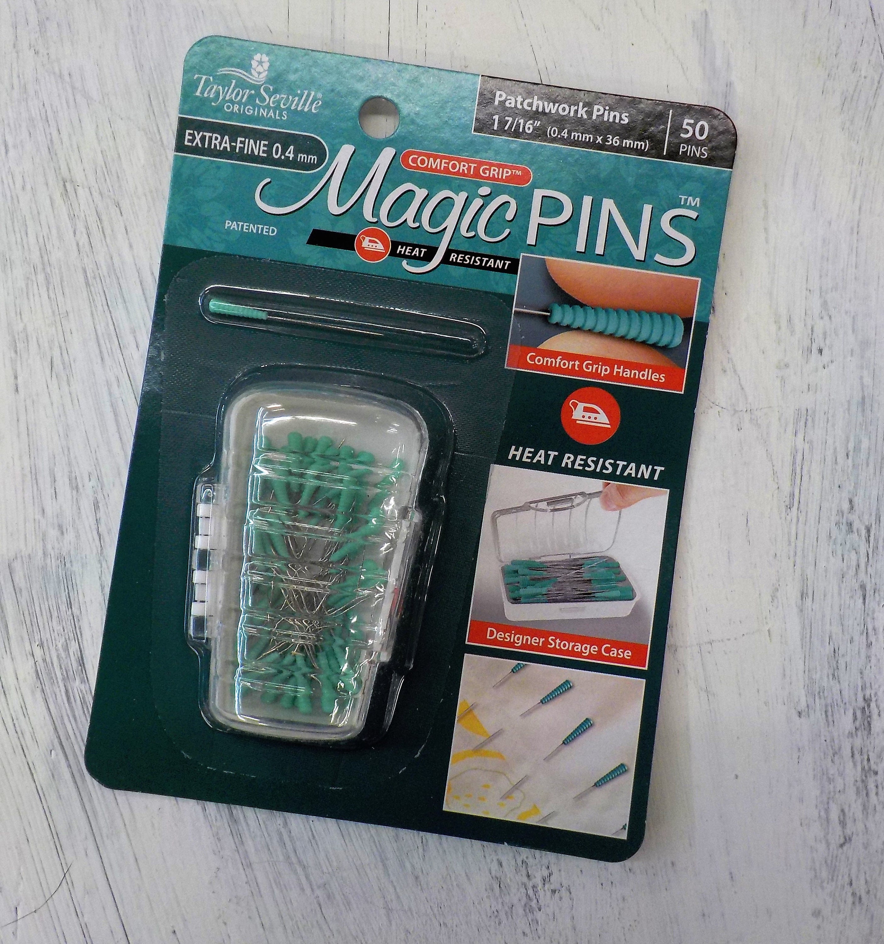 Magic Pins, Taylor Seville Originals...EXTRAFINE patchwork pins, fine
