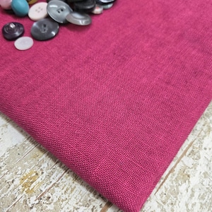 Weeks Dye Works, Garnet, 30ct, Fat Quarter, 100% linen, cross stitch linen