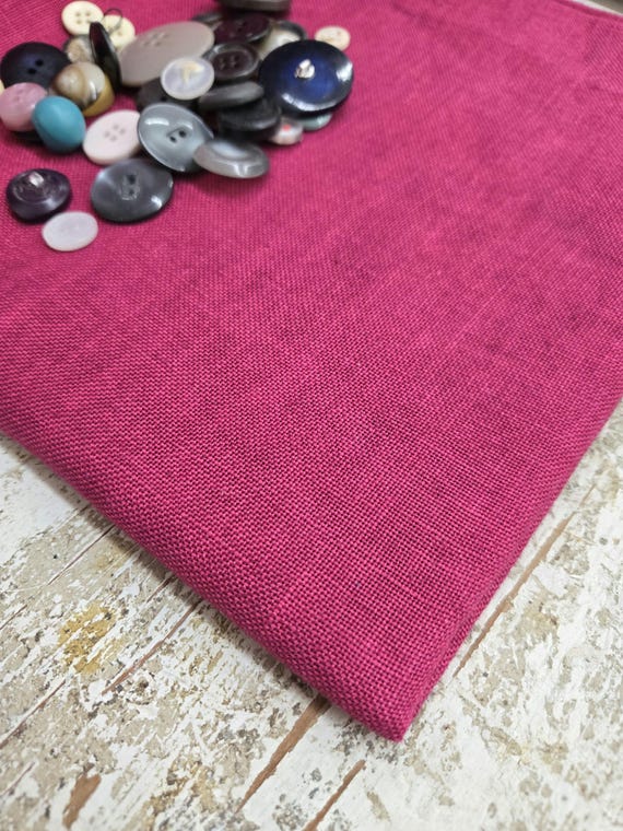 Weeks Dye Works, Garnet, 30ct, Fat Quarter, 100% linen, cross stitch linen