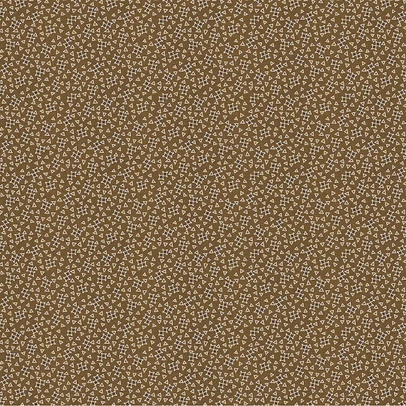 Thimbleweed...54831-4 cocoa...designer Julie Hendricksen...Windham Fabrics