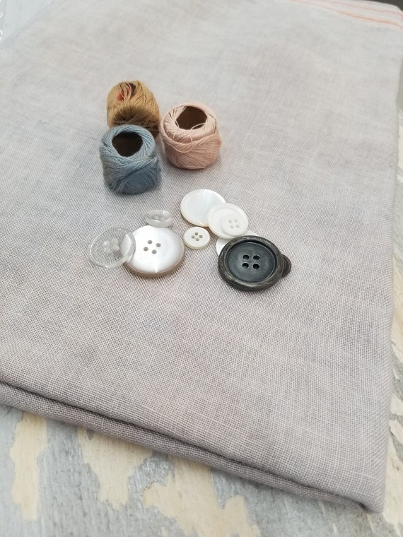 Weeks Dye Works, Platinum 36ctZ, Fat Quarter, 100% linen, cross stitch linen, Zweigart base
