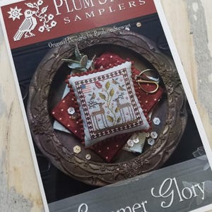 Summer Glory by Plum Street Samplers...cross stitch chart, 4th of July cross stitch, Americana cross stitch