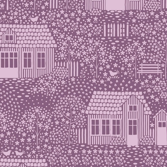 My Neighborhood Lilac...a Hometown coordinate...a Tilda Collection...by Tone Finnanger