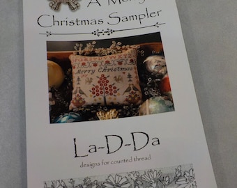 A Merry Christmas Sampler by La-D-Da...cross stitch pattern