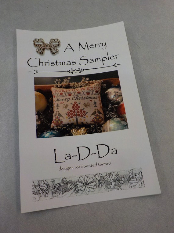 A Merry Christmas Sampler by La-D-Da...cross stitch pattern