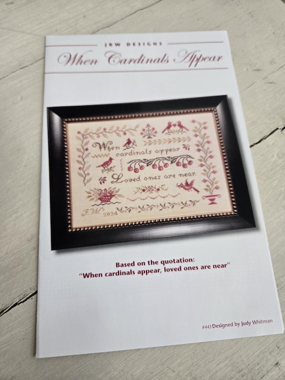 When Cardinals Appear...Judy Whitman...JBW Designs...cross stitch chart