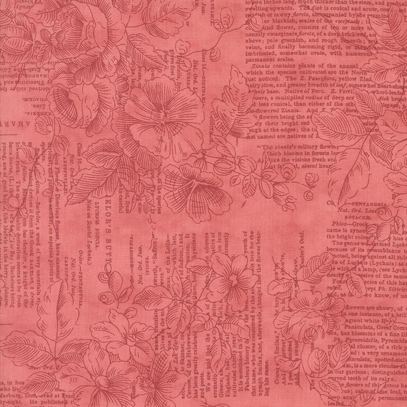 Muse...44392 13 Scarlet...3 Sisters...Moda Fabrics