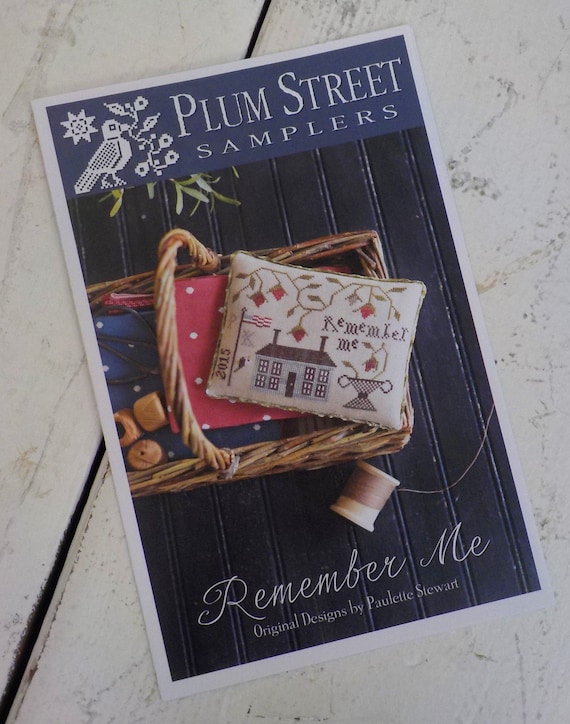 Remember Me by Plum Street Samplers...cross stitch pattern, patriotic cross stitch
