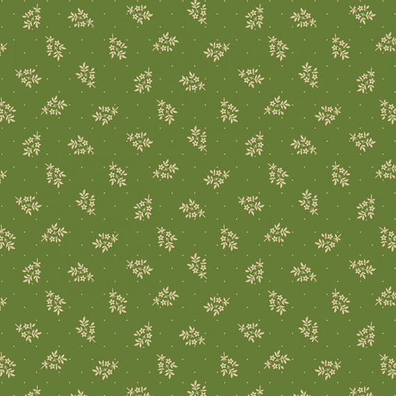 Woof And Warp...Bouquet...R311129D-GREEN...Sheryl Johnson...Marcus Fabrics