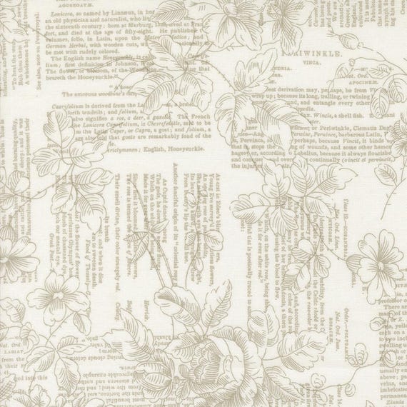 Muse...44392 11 Porcelain...3 Sisters...Moda Fabrics
