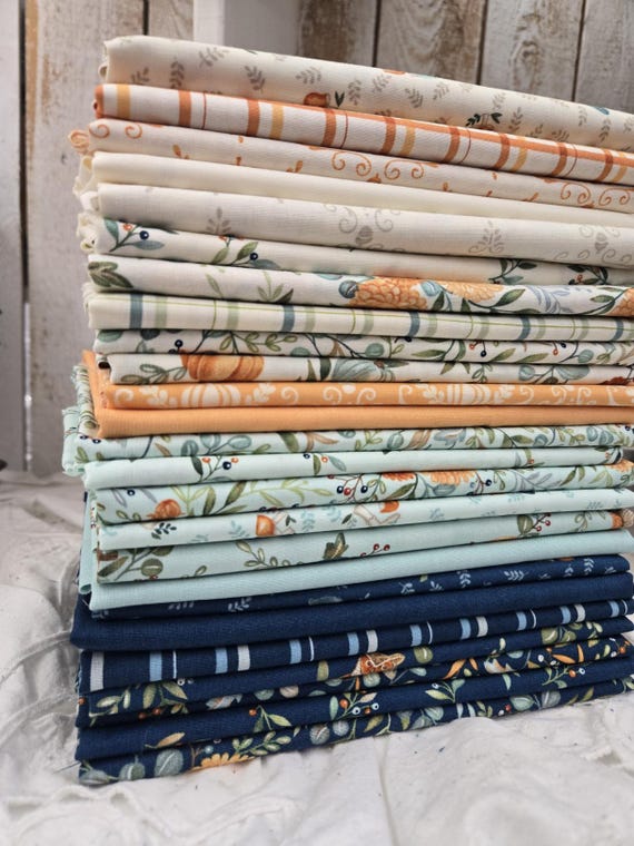 I Love Fall Most of All...HALF Yard Bundle...Deb Strain...Moda Fabrics...autumn...pastel halloween...25 prints