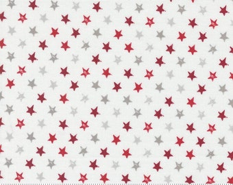 Old Glory Cloud Red 5204 11 by Lella Boutique for Moda Fabrics...patriotic, Americana