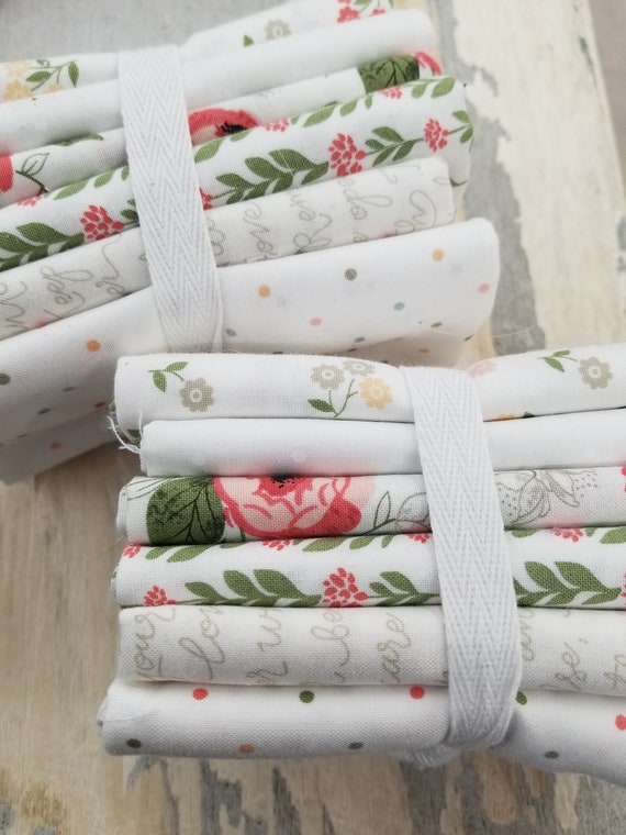 Country Rose Cloud fat quarter bundle by Lella Boutique for Moda Fabrics...6 prints