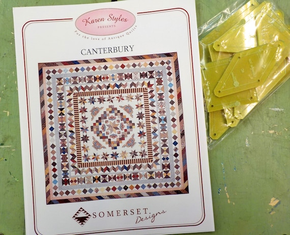 Canterbury by Karen Styles of Somerset Designs...pattern and acrylic templates