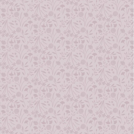 Evenfall...Floral Dusk Dusky Pink CC45-2...Cassandra Connolly...Lewis & Irene