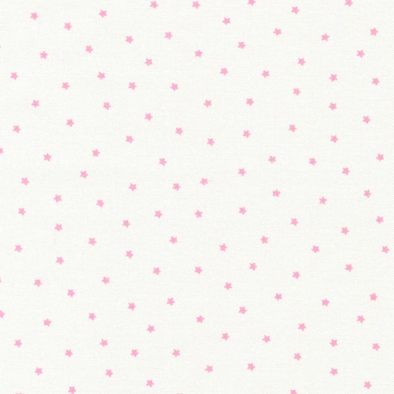Hints of Prints, Flowerhouse 30's Stars Pink FLHD2190210 by Debbie Beaves for Robert Kaufman Fabrics