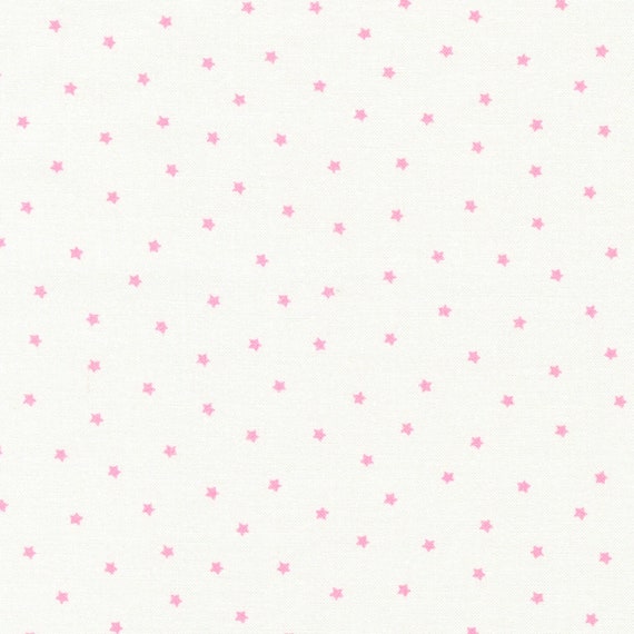 Hints of Prints, Flowerhouse 30's Stars Pink FLHD2190210 by Debbie Beaves for Robert Kaufman Fabrics