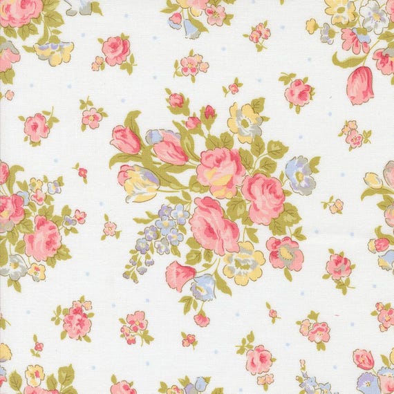 Memory Lane...Off White 18780 11...Brenda Riddle of Acorn Quilt Company...Moda Fabrics