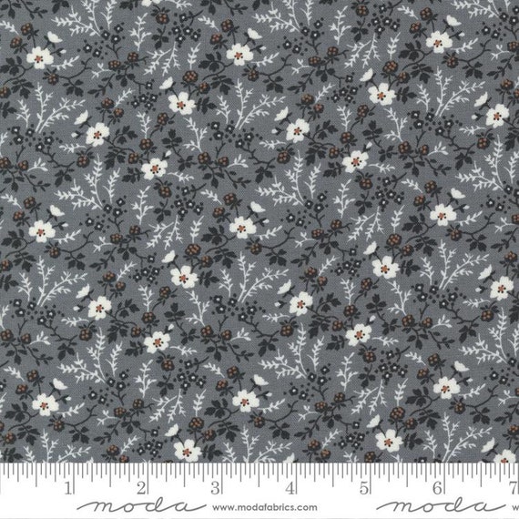 Rustic Gatherings Graphite 49201 17 by Primitive Gatherings for Moda Fabrics