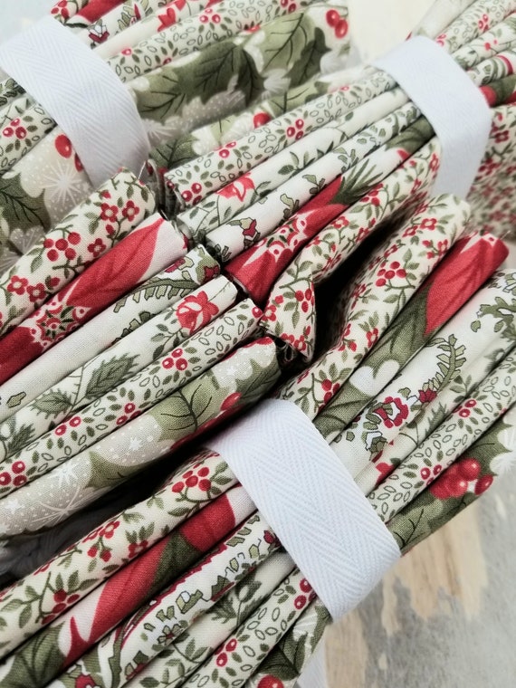 A Christmas Carol...Low Volume Floral HALF Yard Bundle...3 Sisters...Moda Fabrics...6 prints