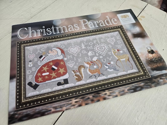 Christmas Parade...Cottage Garden Samplings...cross stitch chart...Christmas