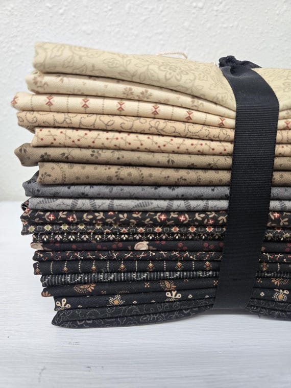 Black Sheep Cottons...HALF Yard Bundle...Pam Buda...Marcus Fabrics...20 prints