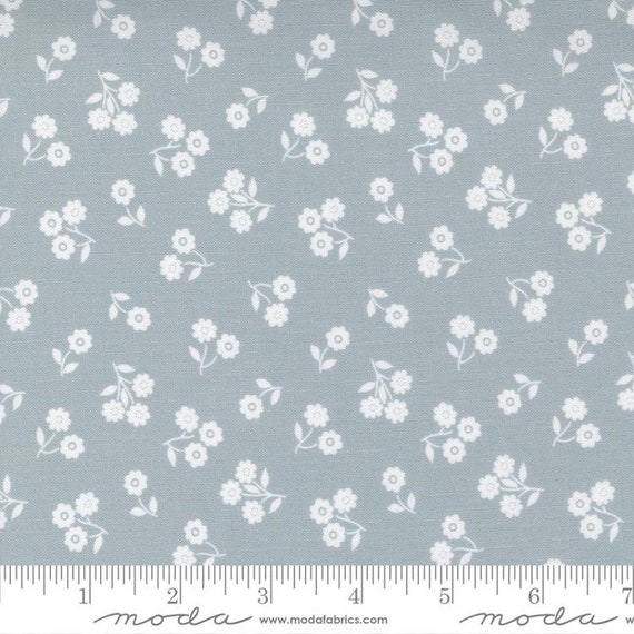 Country Rose Smokey Blue 5173 15 by Lella Boutique for Moda Fabrics