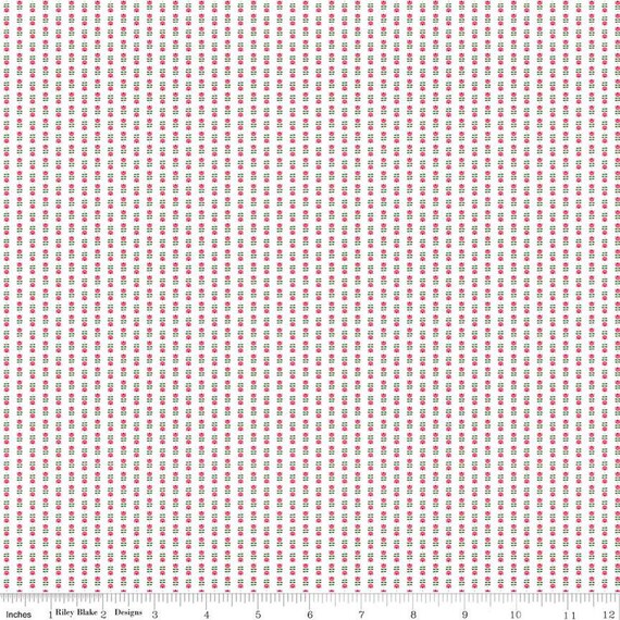 Tulip Cottage Tulip Stripes White C14265-WHITE designed by Melissa Mortenson for Riley Blake Designs