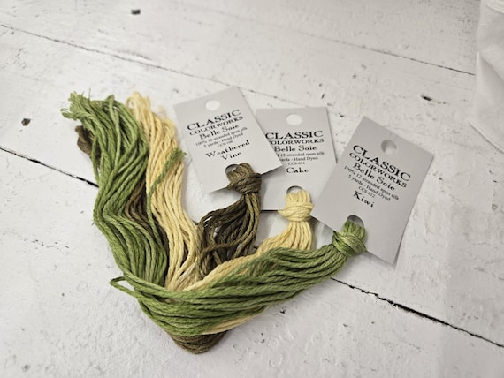 March...Belle Soie...Thread Pack...Classic Colorworks...3 skeins...Silk Thread