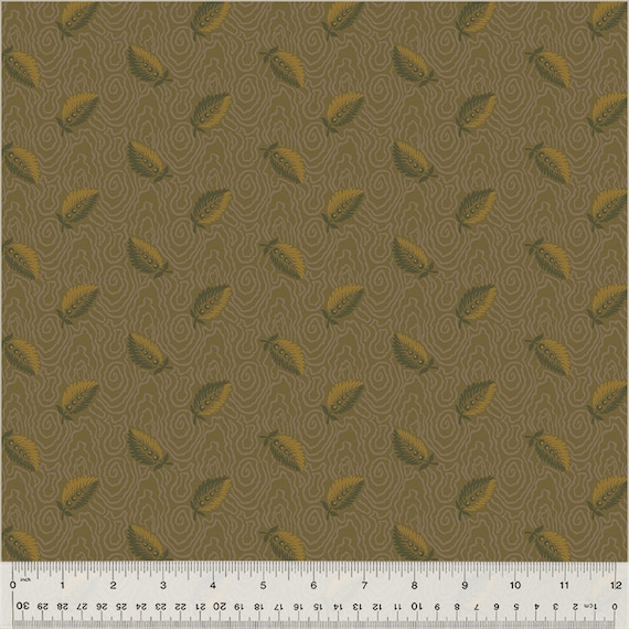 Garden Tale...Floating Leaf Teddy 53828-20-1..Jeanne Horton...Windham Fabrics