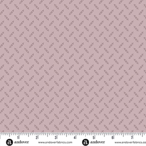 Wildflower Cottage...A-1597-P...Lilac...Fern Moss...Renee Nanneman...Andover Fabrics