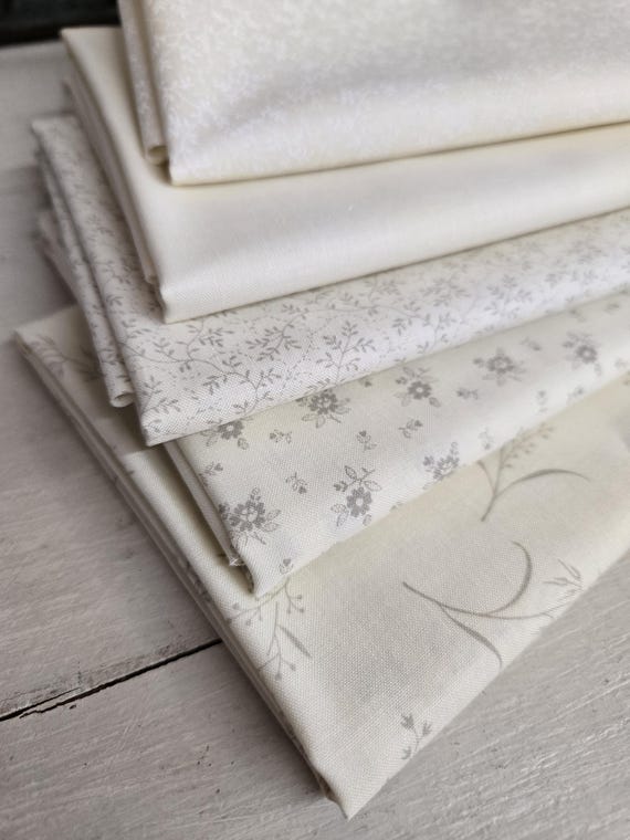 Ambiance...Porcelain Tonals...HALF Yard bundle...3 Sisters...Moda Fabrics...5 prints