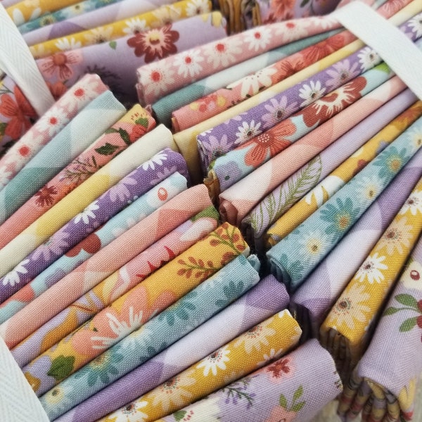 Nature Sings...Fat Quarter bundle...Lori Woods...Poppie Cotton