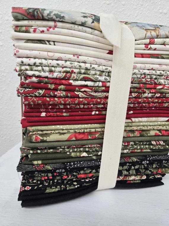 Candlelight Christmas...HALF Yard Bundle...3 Sisters...Moda Fabrics...36 prints