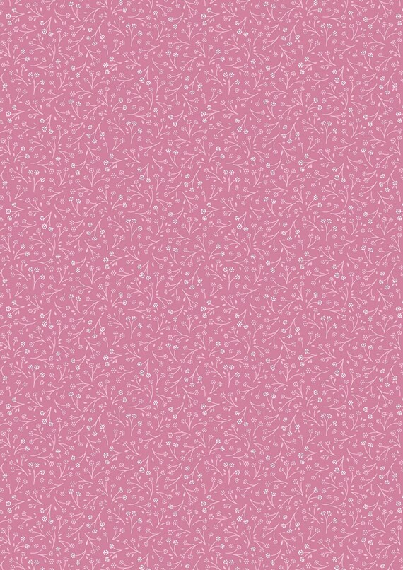Pressed Flower Collection...Pressed Posy...Cerise...CC55.2...Cassandra Connolly...Lewis & Irene
