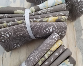 Honeybloom Charcoal Fat Quarters by 3 Sisters for Moda Fabrics...5 fat quarters