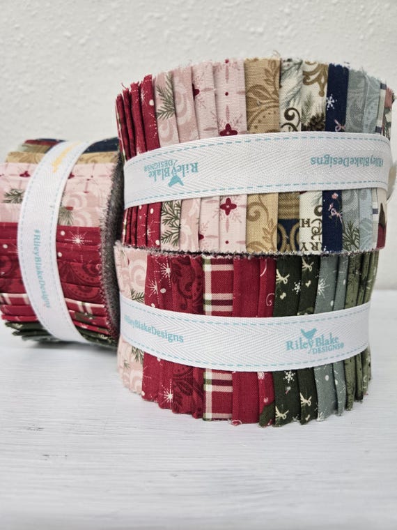 Christmas Greetings...Rolie Polie...Sandy Gervais...Riley Blake Designs...40 strips
