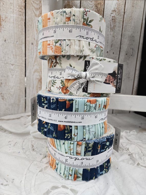 I Love Fall Most of All...Jelly Roll...Deb Strain...Moda Fabrics...autumn...pastel halloween