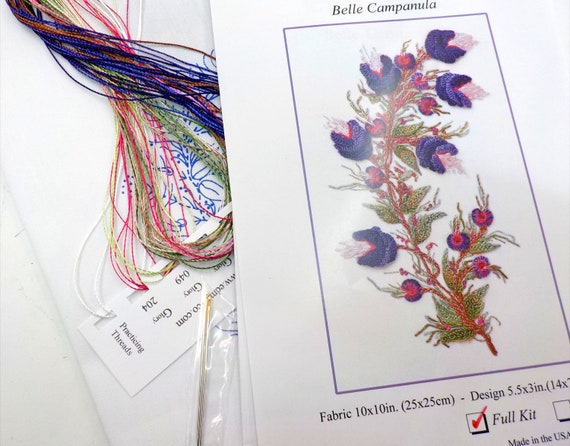 Belle Campanula (5120)...EdMar kit.....Brazilian embroidery
