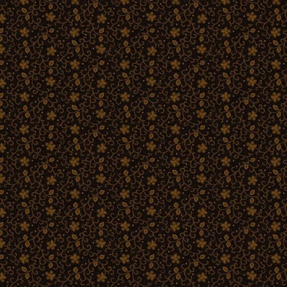 Prairie Dry Goods II...R171646D brown...village vine...Pam Buda...Marcus Fabrics