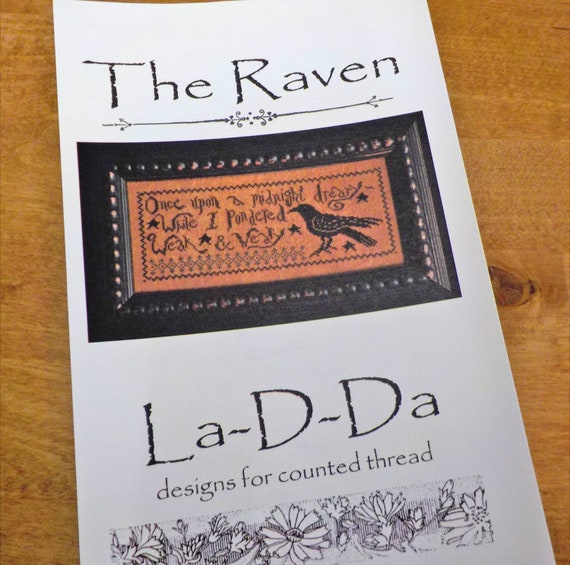 The Raven by La-D-Da...cross stitch pattern